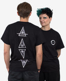 Embroidered Black T-shirt - Elements