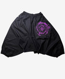 100% Cotton Embroidered Black Harem Pants / Stitched  art on Sarouel